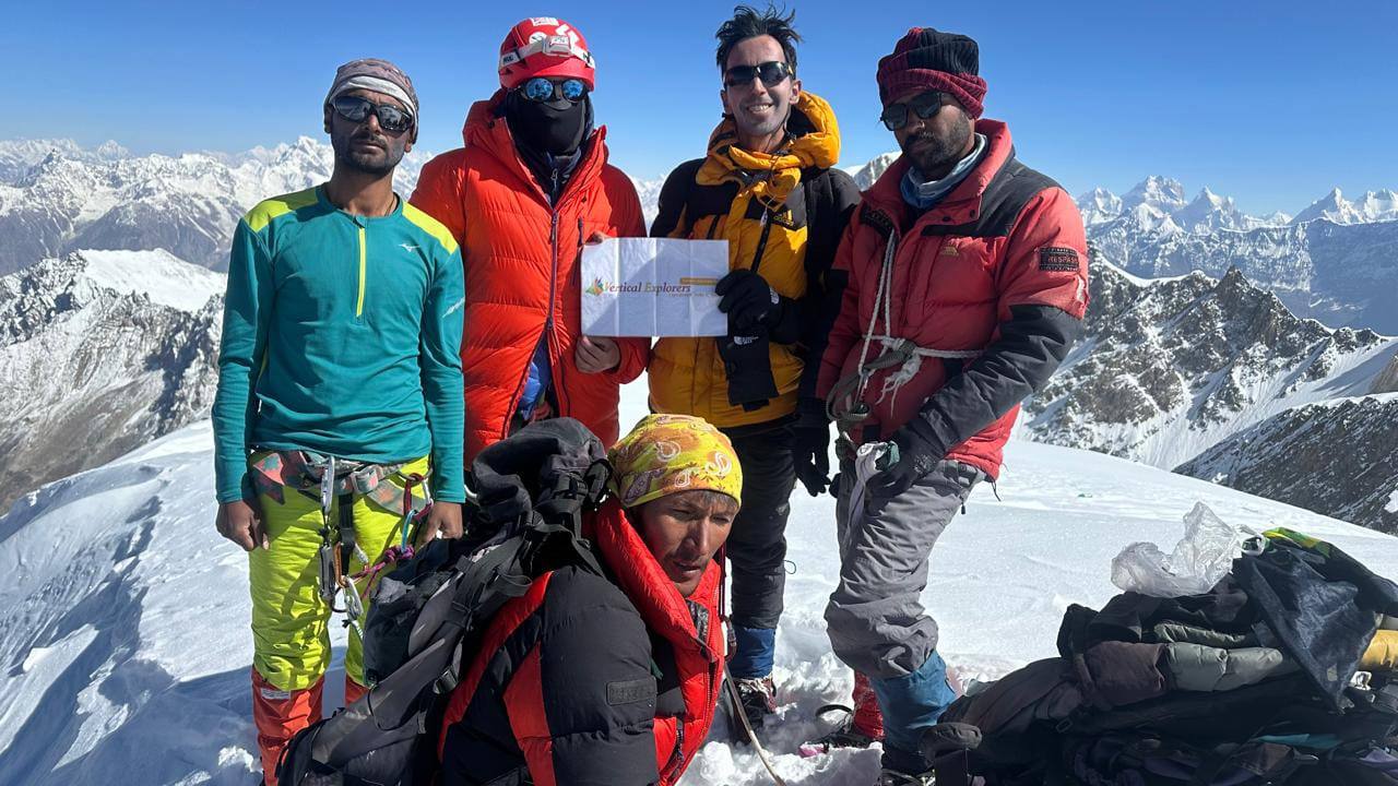 on the top of K2